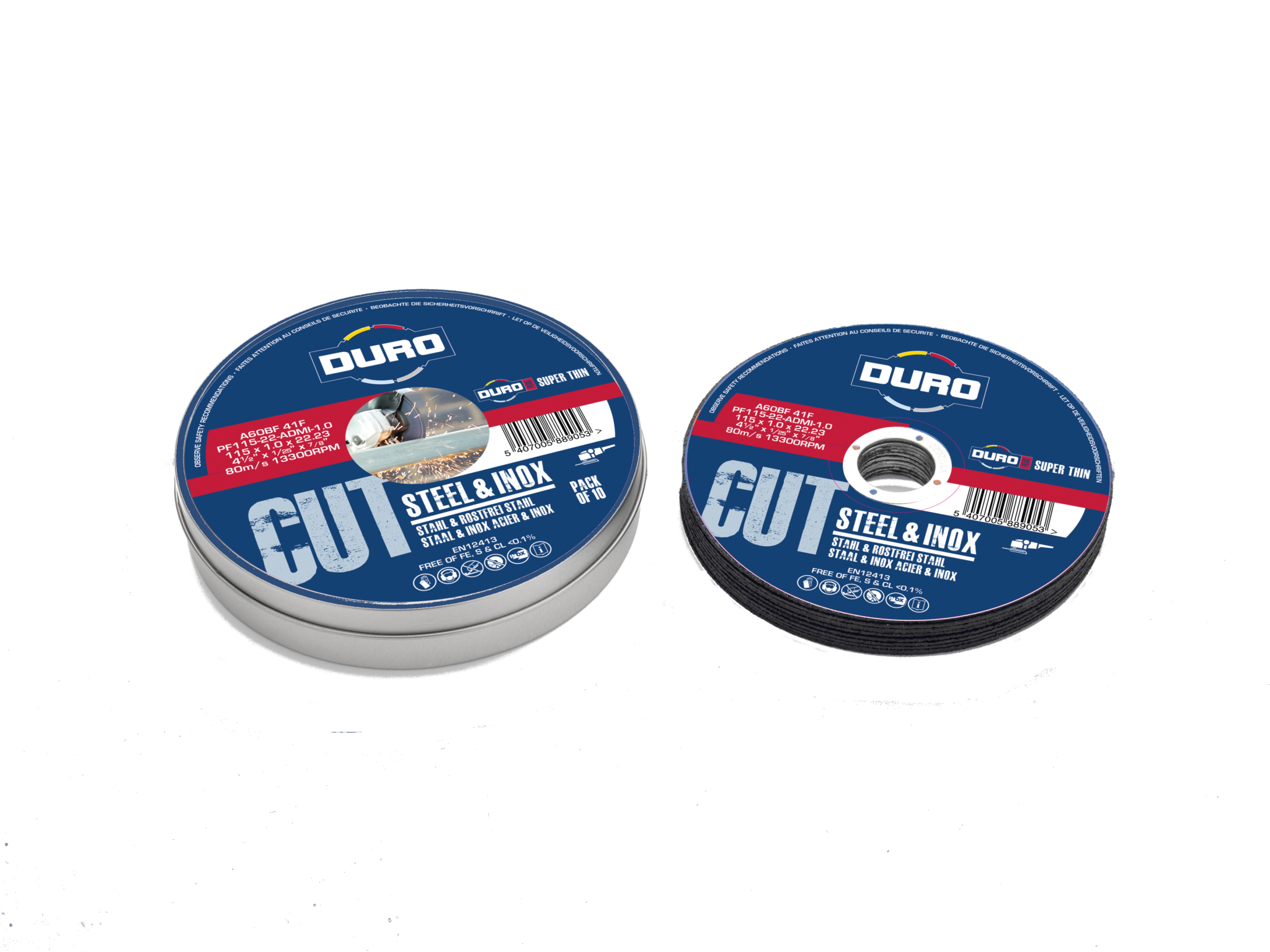 Disque à Tronç. Plus Acier-Inox