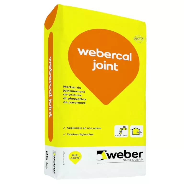 Weber Cal Joint mortier de jointoiement pour parment en brique