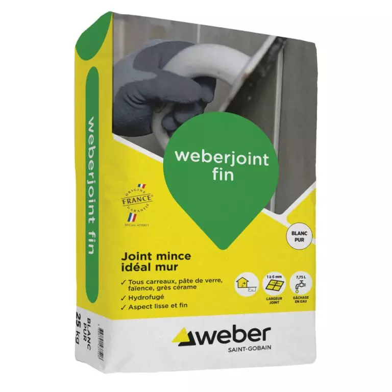 weber joint fin spécialement pour joints peu large entre les carreaux