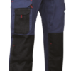 lma pantalon de travail multipoche bleu/noir