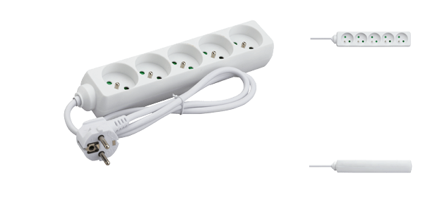 DEBFLEX -Bloc Prises 2 Pôles+Terre 16A  -Sans Interrupteur