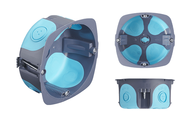 DEBFLEX -StopAir -Boite Dérivation Encastrée -Couvercle -Ronde Prof. 40