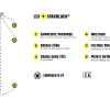 NORAIL -Vis StarBlock bois/agglo – ø3 – TF –PZ – Acier Zingué