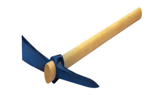 TALIAPLAST -Pioche Terrassier 2,500kg Avec 2 Manches