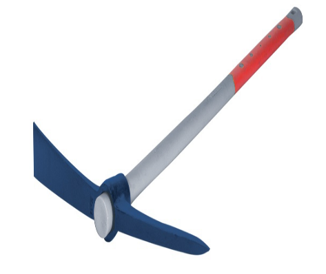 TALIAPLAST -Pioche Terrassier 2,500kg Avec 2 Manches