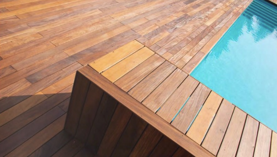 SILVERWOOD -MAÇARANDUBA KD -Lame de Terrasse Bois Exotique -Section: 145x21mm