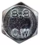 SWG -Tirefond Bois Hexagonale Zinguée Diam. 12