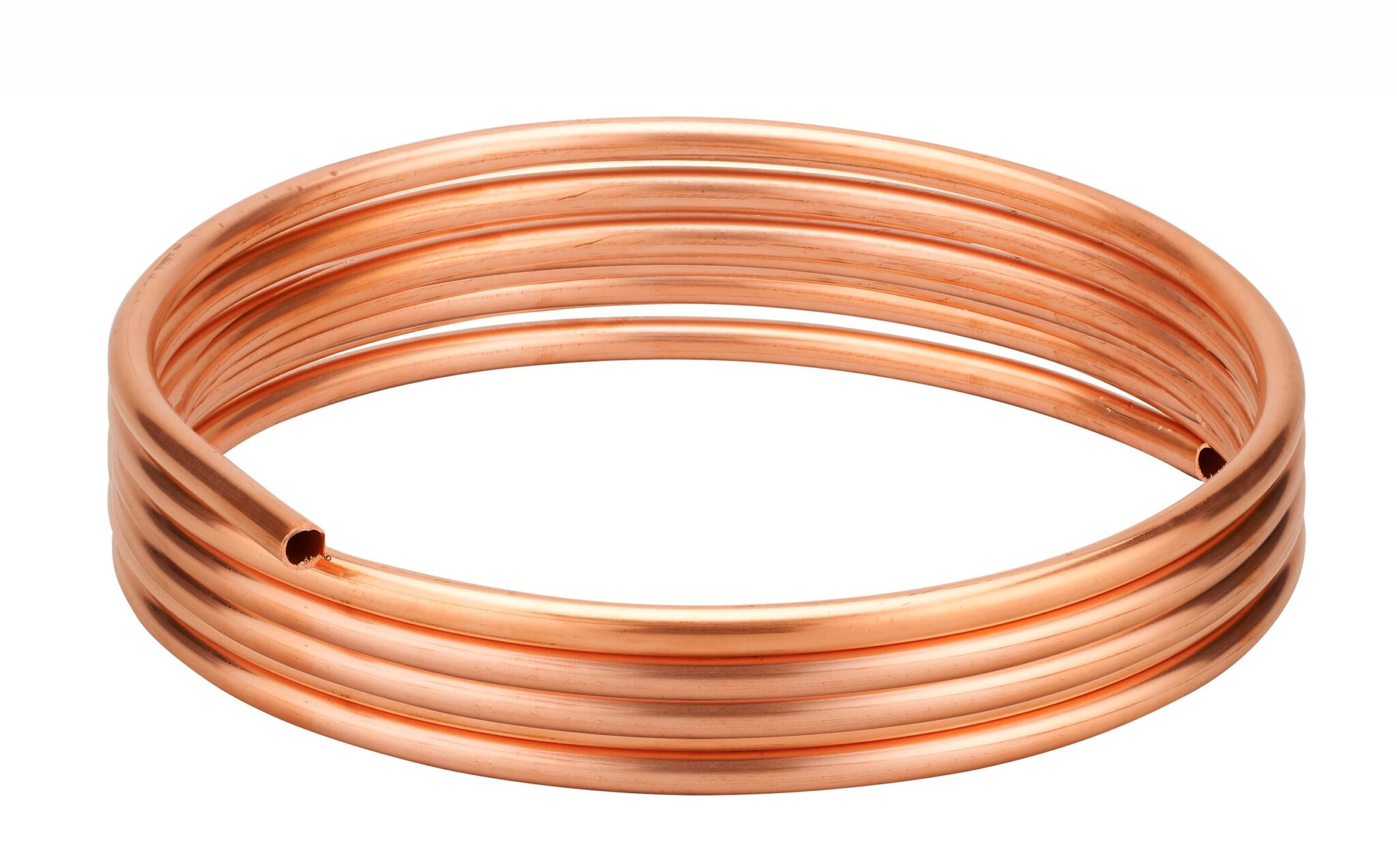 NOYON ET THIEBAULT -tube cuivre recuit en couronne